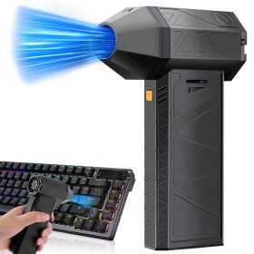Electric Air Duster Cordless Keyboard Dust Cleaner With 8000mAh Large Battery,130000RPM Jet Dry Blower Adjustable Compressed Air Duster For Computer I Electric Air Duster Cordless Keyboard Dust Cleaner With 8000mAh Large Battery,130000RPM Jet Dry Blower Adjustable Compressed Air Duster For Computer I