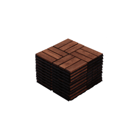 Acacia Wood Interlocking Deck Tiles Checker Pattern, 10PCS 12" x 12" Square Brown Acacia Hardwood Outdoor Flooring for Patio, Bancony, Pool Side,... Acacia Wood Interlocking Deck Tiles Checker Pattern, 10PCS 12" x 12" Square Brown Acacia Hardwood Outdoor Flooring for Patio, Bancony, Pool Side,...